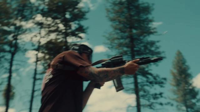 Aiming downrange at the range